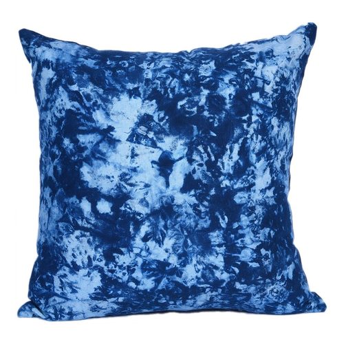 Blue Colour Printed Cushion Dimensions: 16X16 Inch (In)