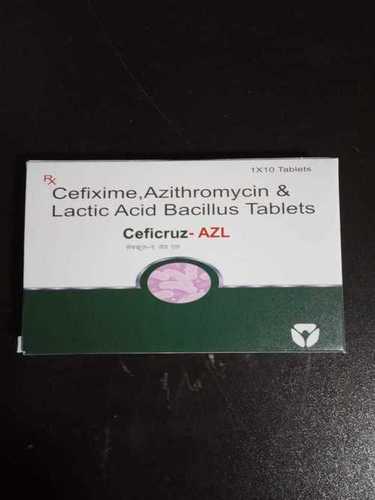 Cefixime + Azithromycin with LB