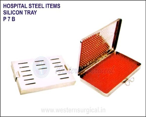 Hospital Steel Items - Silicon Tray By WESTERN SURGICAL