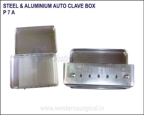 Steel & Aluminium AutoClave Box By WESTERN SURGICAL