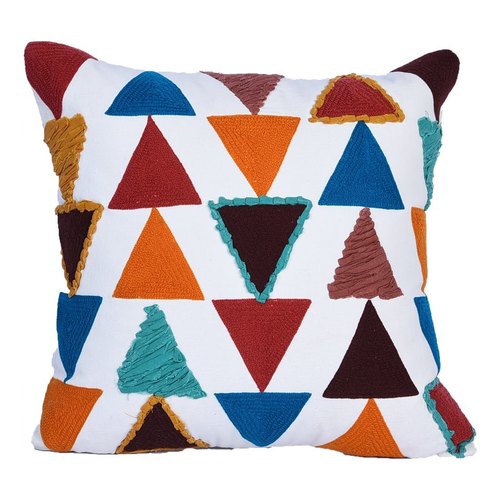 multi colour embroidery cushion