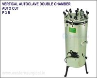 Vertical Autoclave Double Chamber Auto Cut