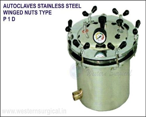 Autoclaves Stainless Steel Winged Nuts Type - Application: Hospital