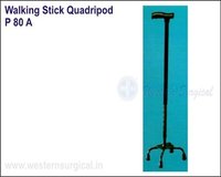 Walking Stick Quadripod - Durable Aluminum , Adjustable Height And Ergonomic Grip