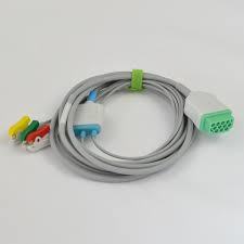 GE Monitor ECG 3 Lead Cable