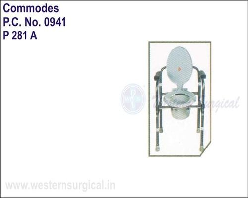 Invalid Folding Commode W/o Castors