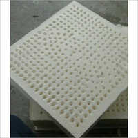 White Moulded Cushion