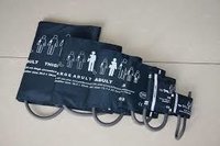 Reusable Nibp Cuff - Tpu Bladder, Nylon Cuff, Arm Circumference 27-35 Cm | Suitable For Clinics And Hospitals, Blue Color Code, Patient Use