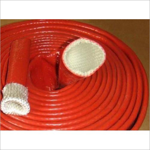Red Silicone Coated Fiberglass Sleeving