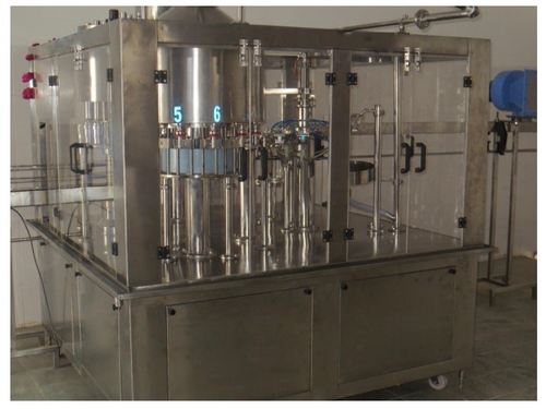 Mineral Water Bottle Rinsing, Filling & Capping Machine