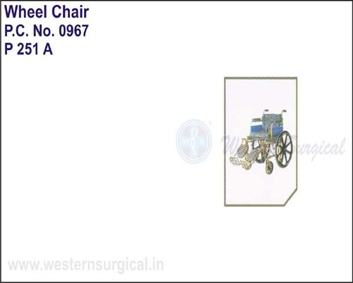 Wheel Chair (deluxe) With Elevated Foot Rest