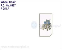 Wheel Chair (deluxe) With Elevated Foot Rest