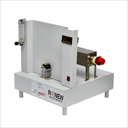 Temperature Control Trainer - MS Powder Coated 8 mm OD Piping Size Grey Color | Manual & Auto Control Modes Microprocessor PID Controller SCADA Software Integration