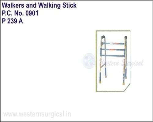 Invalid Foldable Adjustable Walker Plain