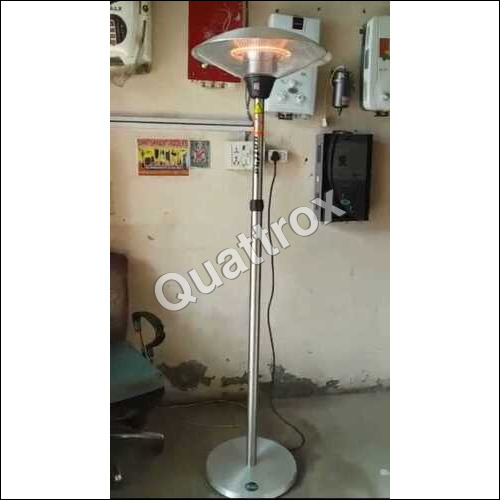 Silver Electric Heater