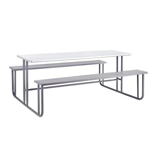 Stainless Steel Canteen Bench Table