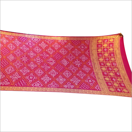 Gaji Silk Handwork Saree - Printed , Suitable for Summer, Rainy, Spring, and Winter Wear