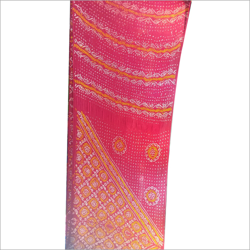 Ladies Georgette Saree - Lightweight Non-Toxic Fabric, Stunning Prints , Odor Resistant with Beautiful Border Design for All Seasons