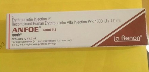 Erythropoientin injection ip anfoe 4000 iu