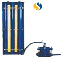 Soil Permeability Test Apparatus - Stainless Steel, 100 mm I.D. x 127.3 mm High, White-Blue | Manual Control, 80 kg Weight, Suitable for Soil Testing