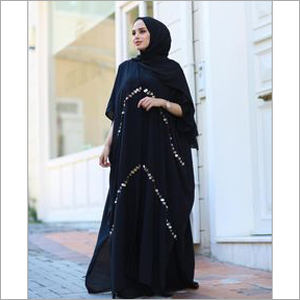 Black Designer Abaya Dress