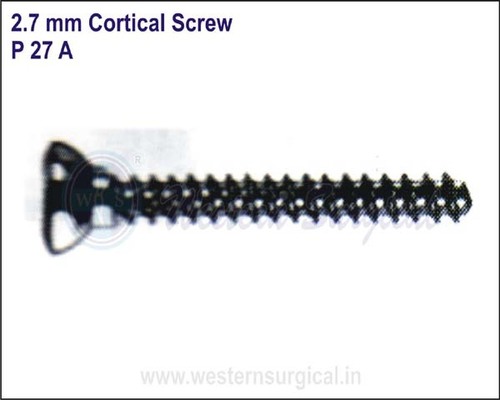 2.7 mm Cortical Screw By WESTERN SURGICAL