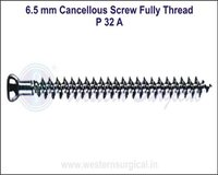 6.5 mm Cancellous Screw Fully Thread