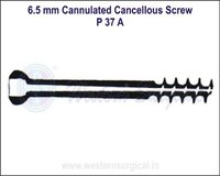 6.5 mm Cannulated Cancellous Screw Thread Length