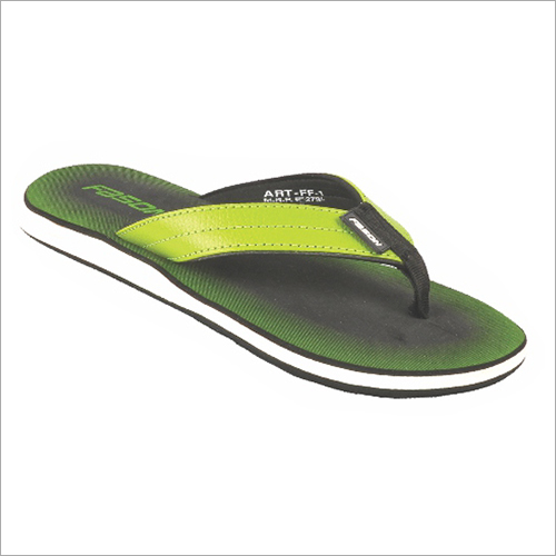 Available In Muticolour 7X10 Inch Mens Black And Green Soft Slippers