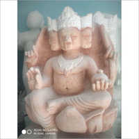 Marble Lord Brahma Statue