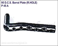 95 D.c.s. Barral Plate (r.hole) - Stainless Steel, Metallic | Manual Operation, Corrosion Resistant, Lightweight, Durable