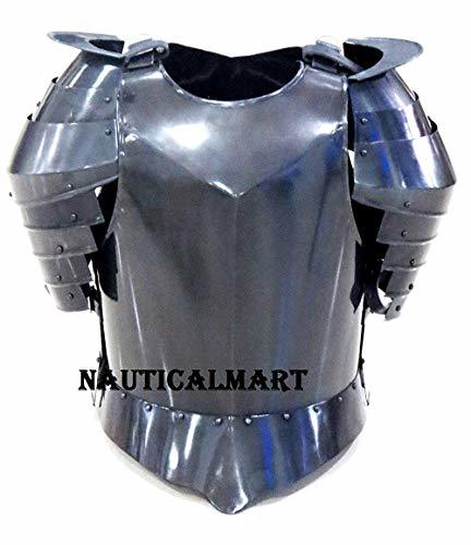 B0728N1V3Q Medieval Times Shoulder Guard Steel Breastplate Gondor Armor Suit