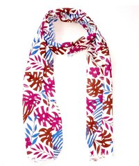 Rayon Scarves - Cotton Blend, 100x180 Centimeter, Multi Color | Printed Design, Versatile For All Seasons, Daily Wear, Machine Washable