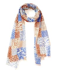 Viscose Scarf - Printed Cotton Blend, 100x180 Cm Long Length, Multi Color Options, Ideal For All Seasons, Perfect For Casual And Office Wear