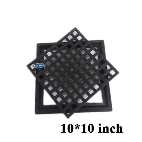 Crystal Plastic Jali Manhole Cover And Frame