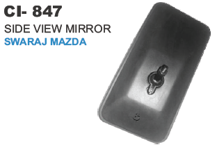 Side View Mirror - Durable Design for LCVs, 4 Wheeler Compatibility, Warranty Included
