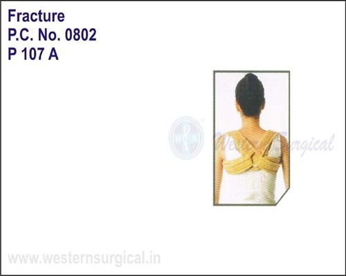 Meek Clavicle Brace With Fasteners-Back View