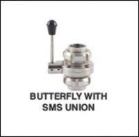 Butterfly Valve with Sms Union