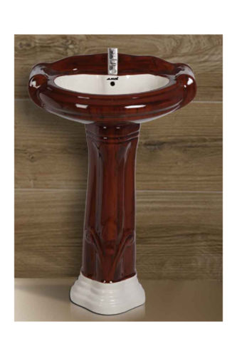 Wooden Wash Basin Set