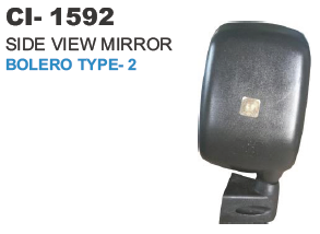 Side View Mirror Bolero Type-2 L/R - Vehicle Type: 4 Wheeler | Warranty Included for Reliable Performance and Long-lasting Use