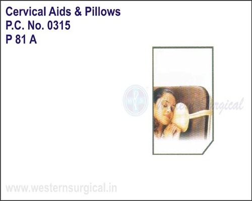 Cervical Travel Pillow Round with Straps By WESTERN SURGICAL
