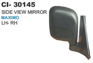 Side View Mirror Maximo Tata L/R - Designed for 4-Wheeler Vehicles | Warranty Included, Precision Fit for Enhanced Visibility