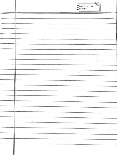 ruled paper