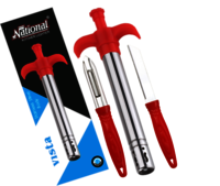Vista Gas lighter With SS Knife and Peeler