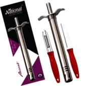 Accent Gas lighter With SS Knife and Peeler