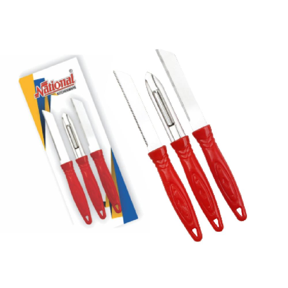 Kitchen Knife and Peeler Set, 3 टुकड़ाs