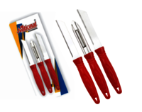 Classic 3 Pcs Knife and Peeler Set