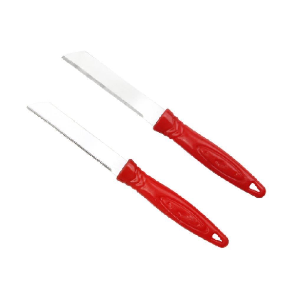 Classic Janta Knife Super And Tomato - Stainless Steel, Standard Size, Red Color | Lightweight, Ideal for Cutting Vegetables