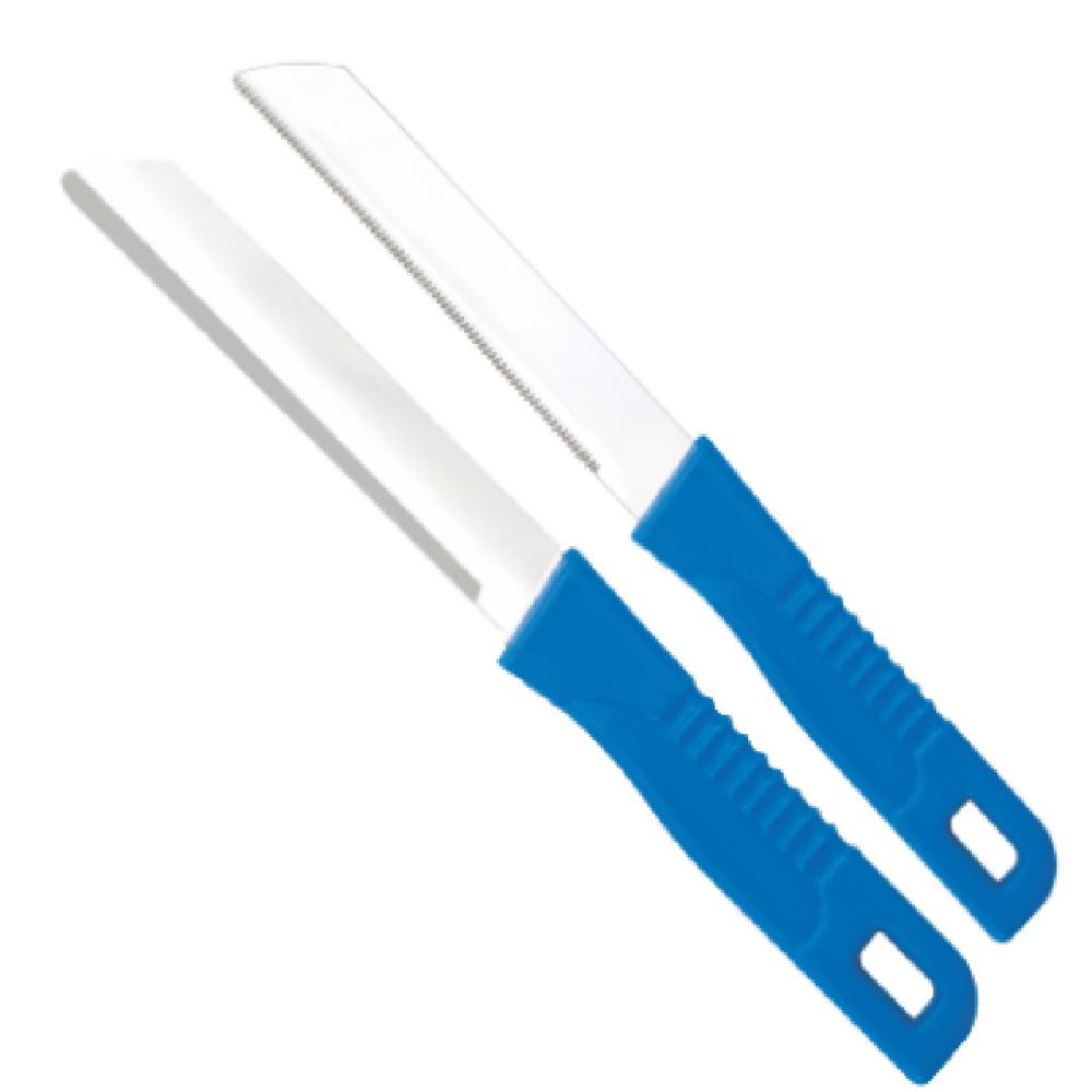 Fancy Janta Knife Super And Tomato - Stainless Steel, Standard Size, Blue Color | Metal Cutting Tool with Durable ABS Handle