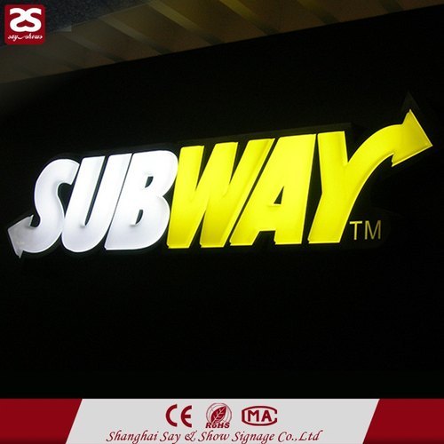 Edge Lit Signs Application: Industrial